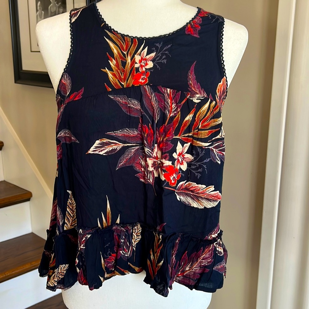 NWT- Patrons of Peace Swing Top- color is Ink - Size Small